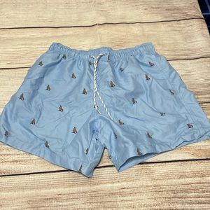 5” Walrus Print Swim Trunks